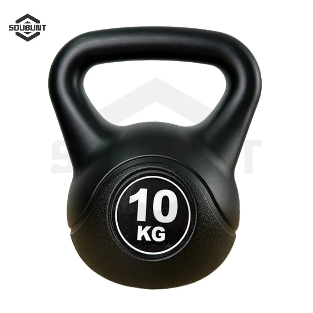 Black Plastic Cement Kettlebell