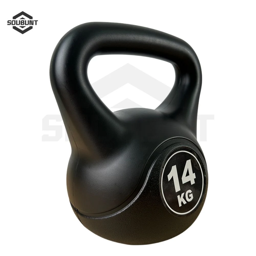 Black Plastic Cement Kettlebell