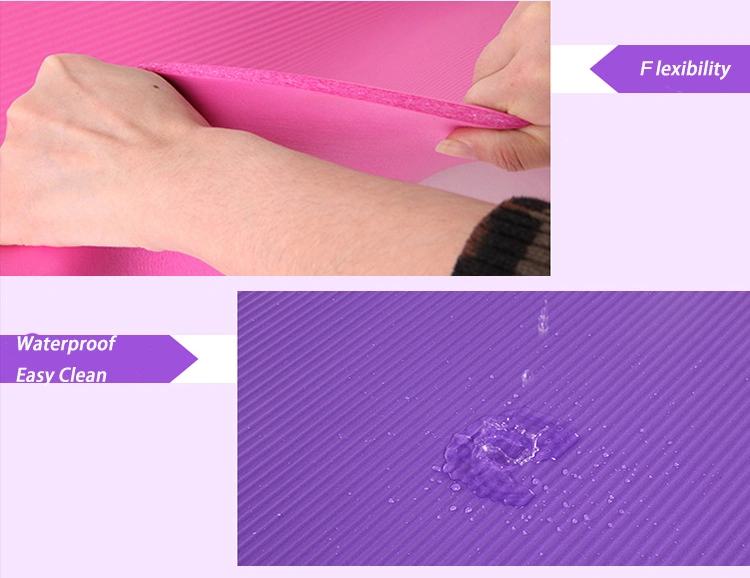 Body Aligning Custom Print Fitness Foldable Natural Rubber Pilates Yoga Mat
