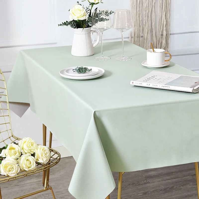 Eco Friendly Waterproof Luxury Leather Tablecloth Kitchen and Dining Table Mat