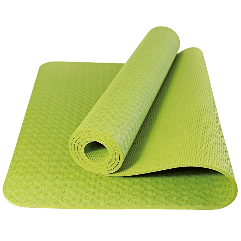 TPE Yoga Mat Laminated with Cork Surface
