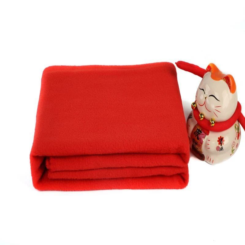 Wholesale of New Solid Colored Fleece Yoga Blankets Stock Blanket Custom Logo