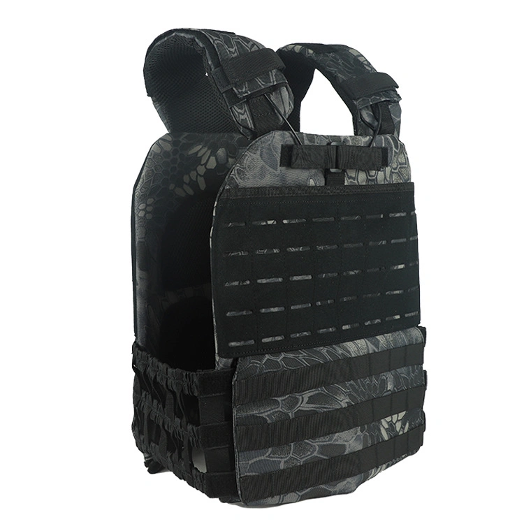 Training Camouflage Black Tactical Vest Multi-Function Outdoor Combat Quick-Break Tactical Vest
