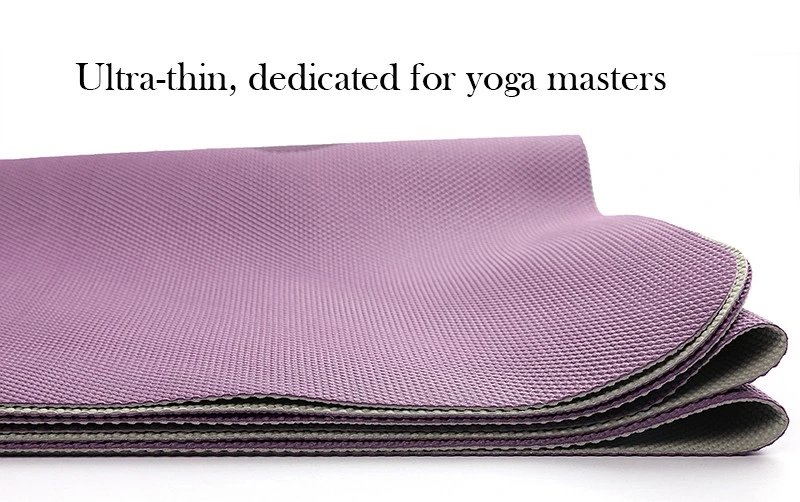 Fitness Exercise High Quality Eco-Friendly Ultra-Thin Pure TPE Yoga Mat