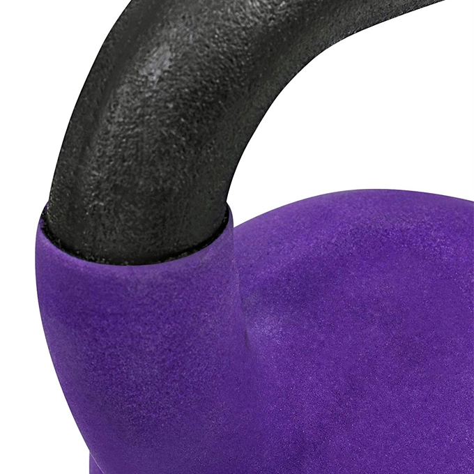 Fitness Gym PVC Coated Kettlebell for Exercises