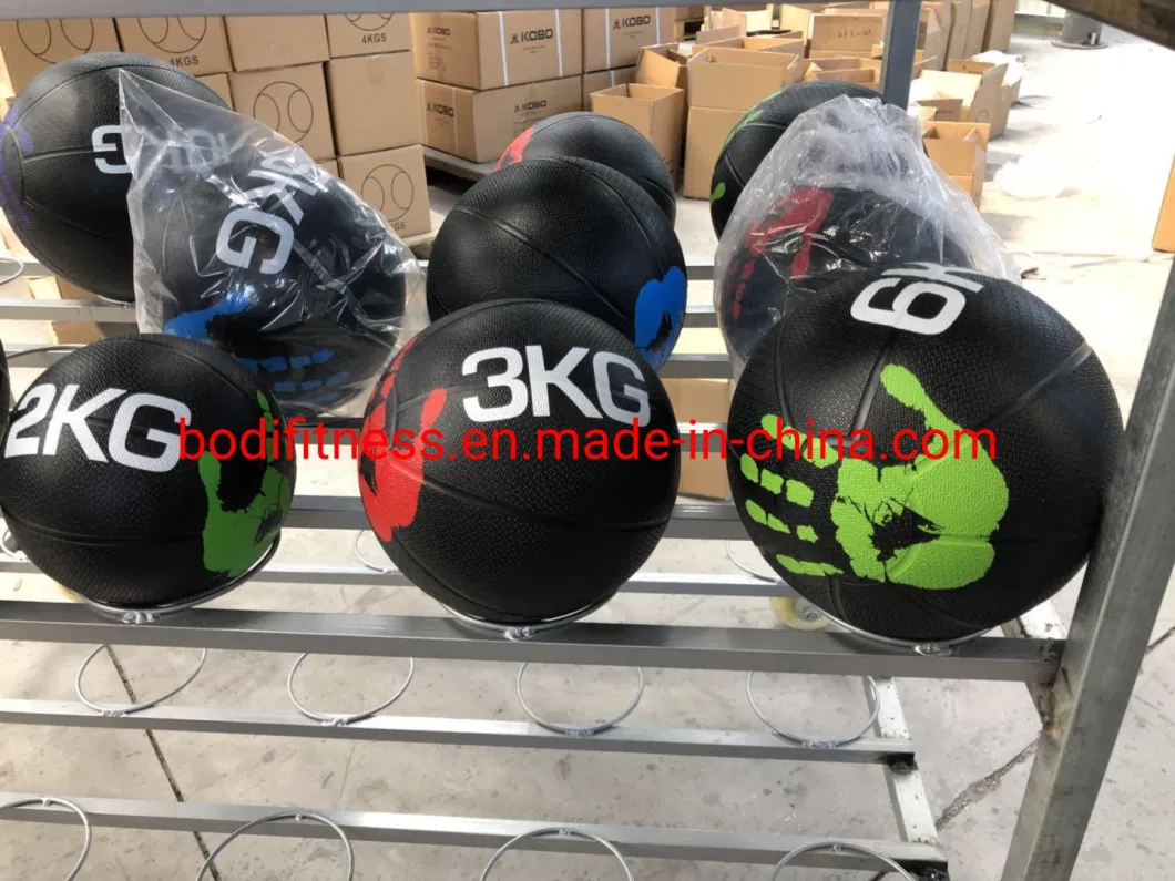 Factory Wholesale Gym Exercises Solid Rubber Medicine Ball