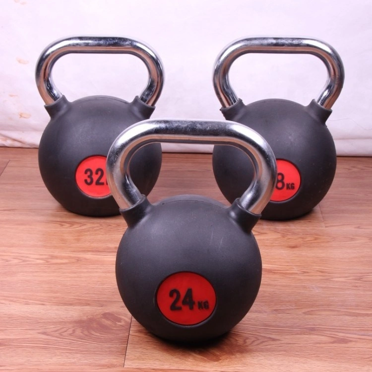 Gym Fitness Equipment Power Training Wholesale Kettlebell Weight Lifting Factory Wholesale Cheap Used Rubber Coated Kettlebells