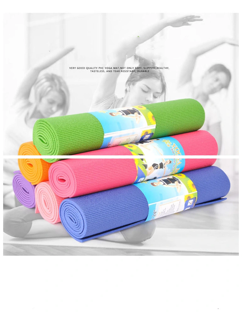 Factory Hot Sale Gym Eco-Friendly Fitness Home PVC Yoga Mat