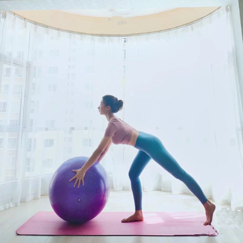 PVC Anti-Burst Colorful Exercise Gym Yoga Ball 90cm with Air Pump