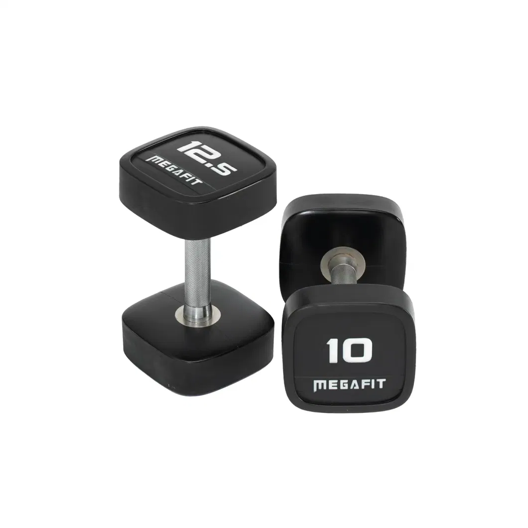 Dumbbells Online Dumbell Set Gym Weights Equipiment Fitness Equipment Custom Wholesale PU Round Dumbbell Urethane Dumbbells