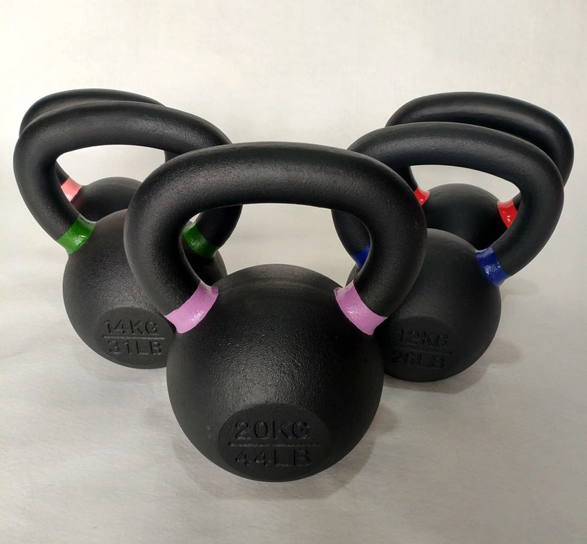 Leaderway Wholesale Top Grade Weight Cast Iron Kettlebell in Lb and Kg