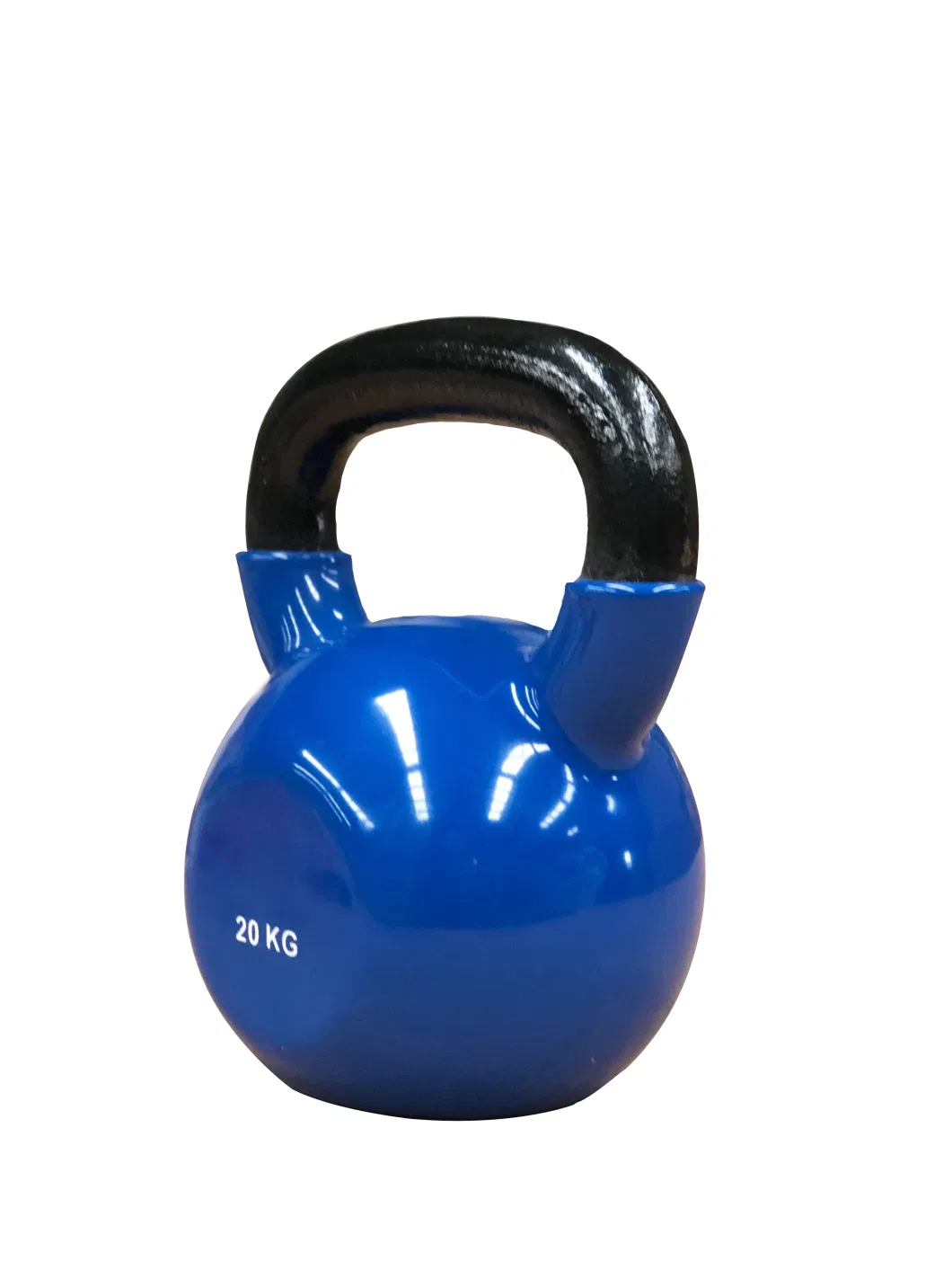 20kg Kettlebell Weightlifting Vinyl Coated Gym Equipment Fitness Kettlebell