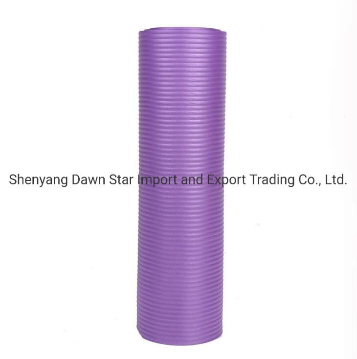 Hot Selling Custom Logo Non -Slip 10mm Thickness NBR Gym Yoga Mat in High Quality