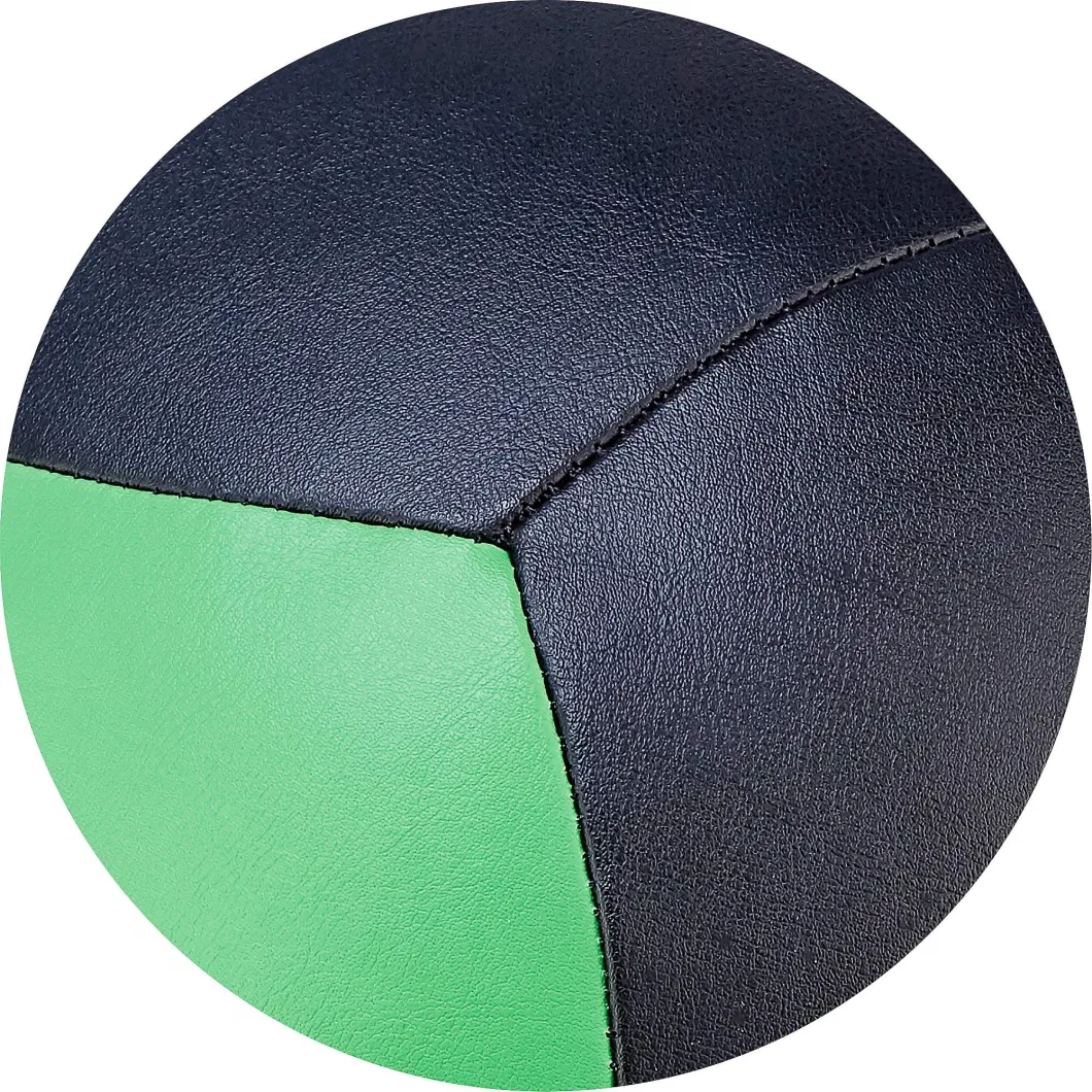 Customized Logo Soft Weighted Balon Medicine Ball Home Fitness Training Gym Ball Durable PU Leather Wall Exercise Ball