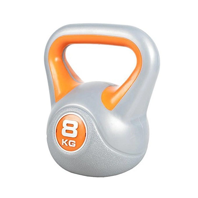 Dual Color Cement Plastic Kettlebell