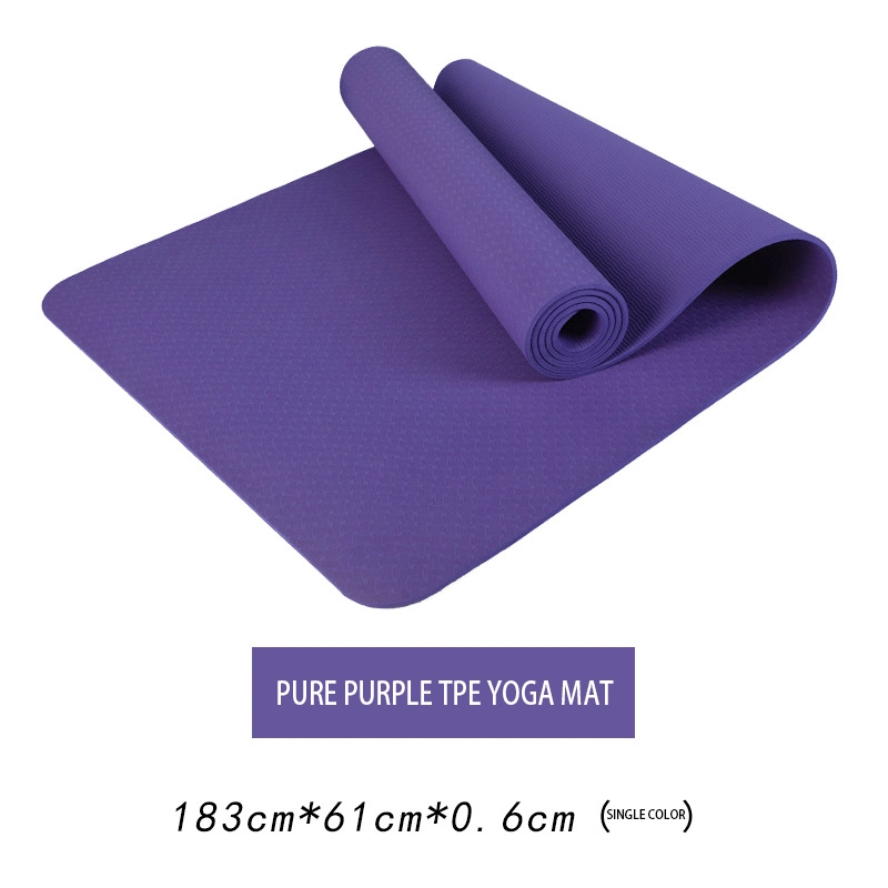 TPE Custom High Quality Non Slip Eco Friendly Yoga Mat Household Exercise Yoga Mat