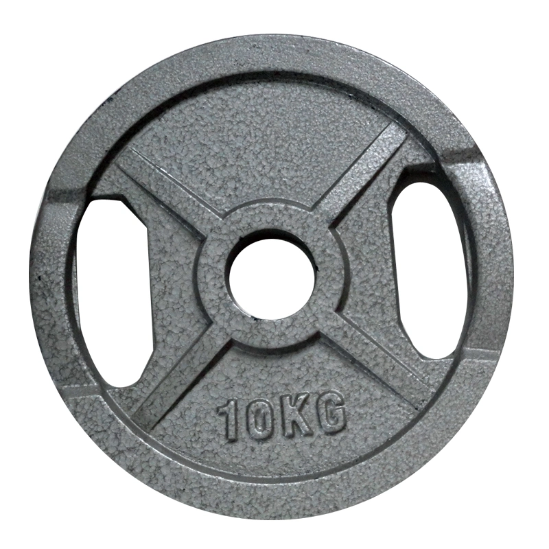 Gray Olimpic Weight Plate with 2 Handle for Gym Use