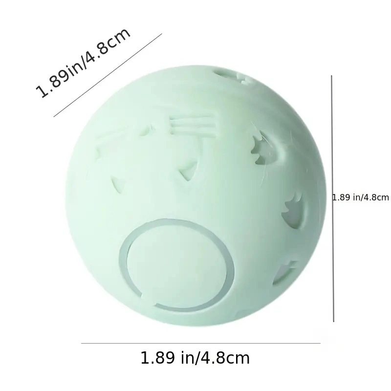 Silicone Pet Light Jump Ball Automatic Cat Charmer Electric Feather Cat Intelligent Toy USB Rechargeable Cat Toy Ball