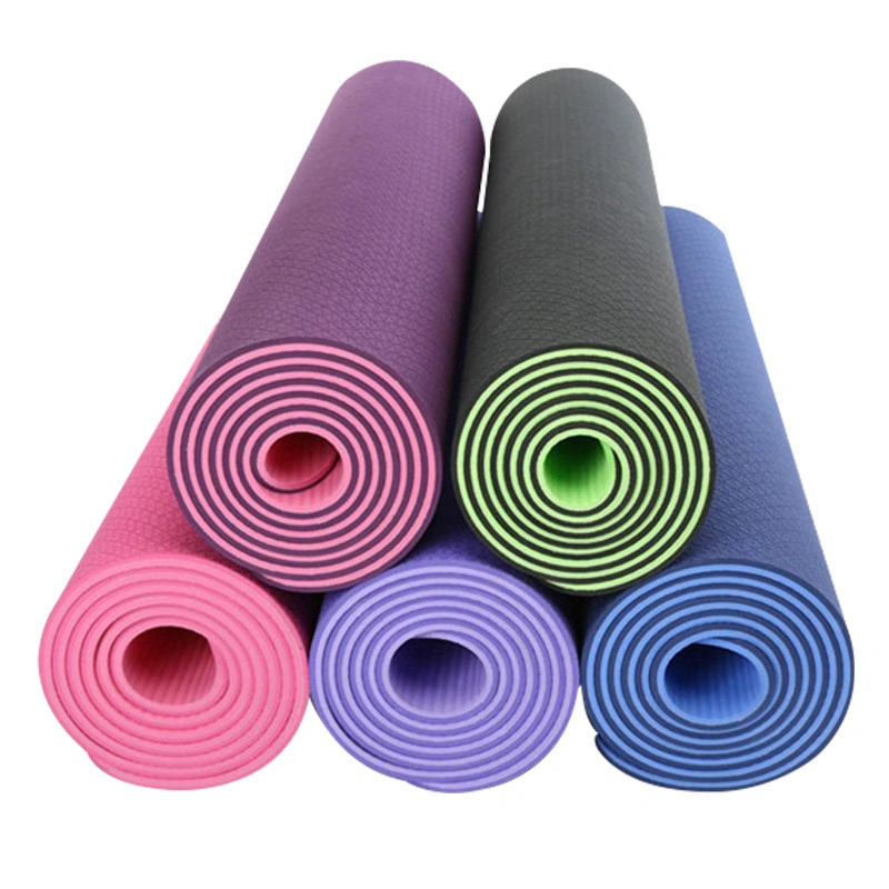 TPE Custom High Quality Non Slip Eco Friendly Yoga Mat Household Exercise Yoga Mat