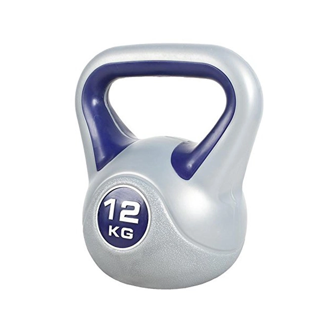 Dual Color Cement Plastic Kettlebell