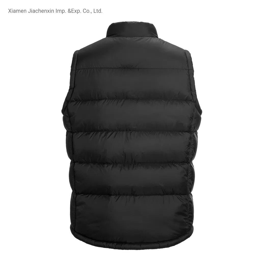 Asiapo China Factory Men&prime;s Light Weight Nylon Ultralight Winter Puffer Padded Outdoor Insulated Warm Waterproof Windproof Customized Logo Vest