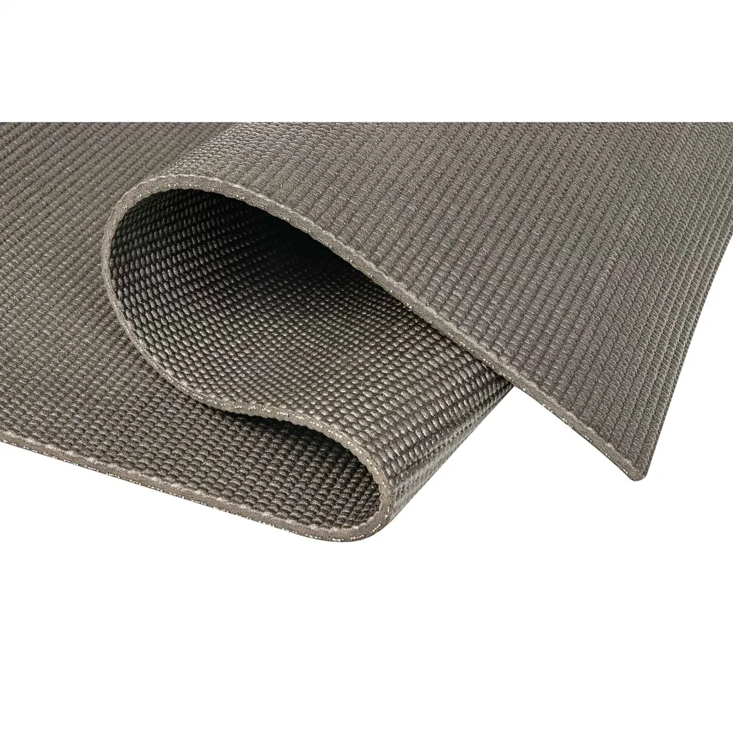 Durable Double Side Custom Printed Eco-Friendly Anti Slip PVC 9mm Yoga Mat Natural