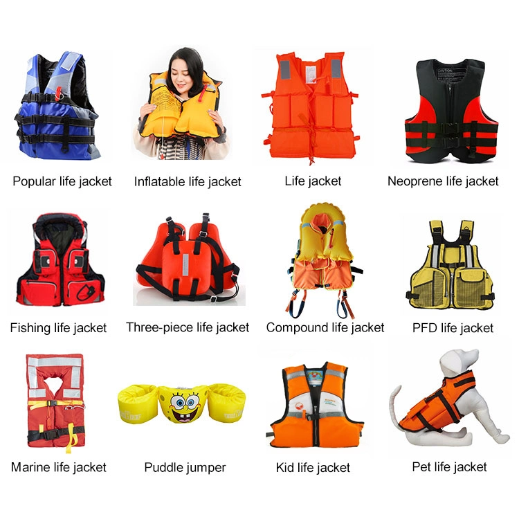 Big Collar Light Weight Life Jacket Reflective Life Vest for Adults