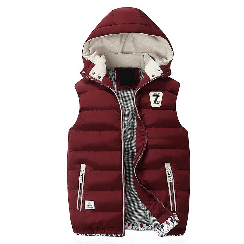 New Design Outdoor Men Winter Light Weight Quilted Padded Down Vest