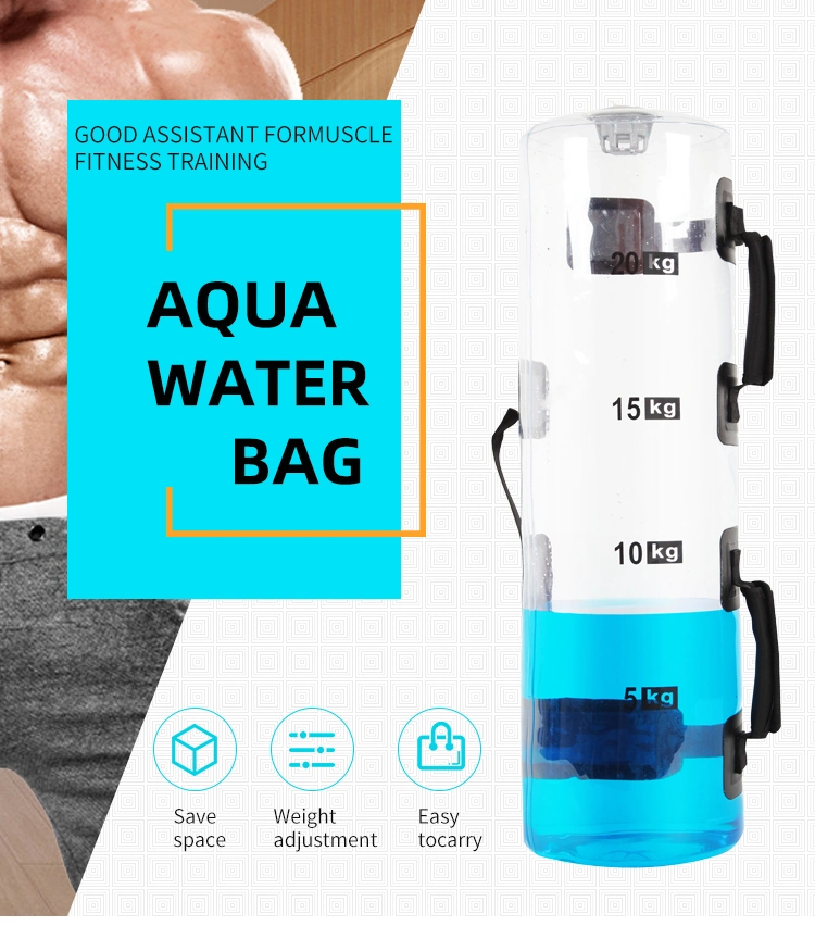 Exercise Weight Lifting Outdoor PVC Waterproof Water Dumbbell Fitness Training Aqua Power Bag