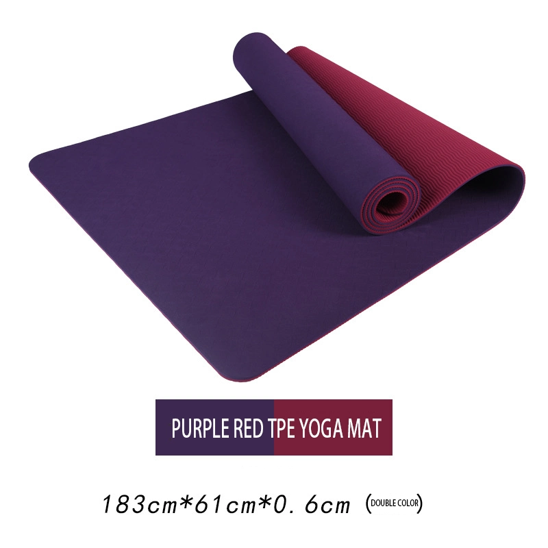 TPE Custom High Quality Non Slip Eco Friendly Yoga Mat Household Exercise Yoga Mat