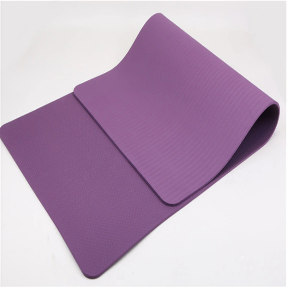 Cheap Eco Friendly Custom PU Rubber TPE Exercise Yoga Mat