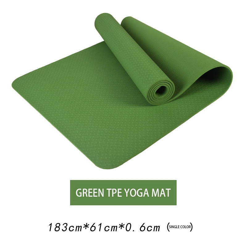 TPE Custom High Quality Non Slip Eco Friendly Yoga Mat Household Exercise Yoga Mat