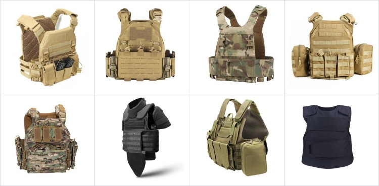 Military Style Uniforms Tactical Gears Safety Protective Apparel CS Vest Ballistic Weight Vest and Plates Combat Wears Accessories Suppiler Self Defense Devices
