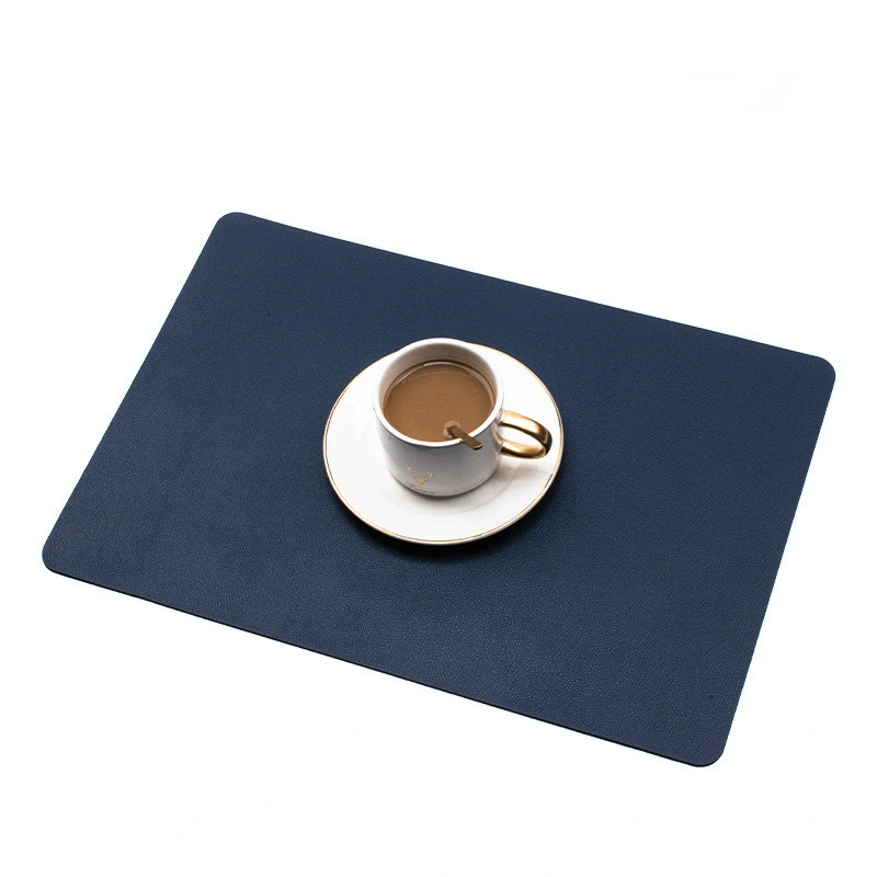 LFGB PVC Placemats Anti Slip Heat Resistance Vegan Leather Table Mat