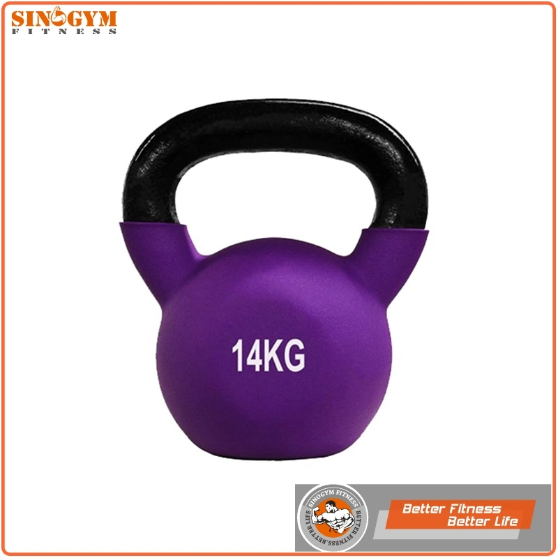 Neoprene Coated Solid Cast Iron Kettlebell