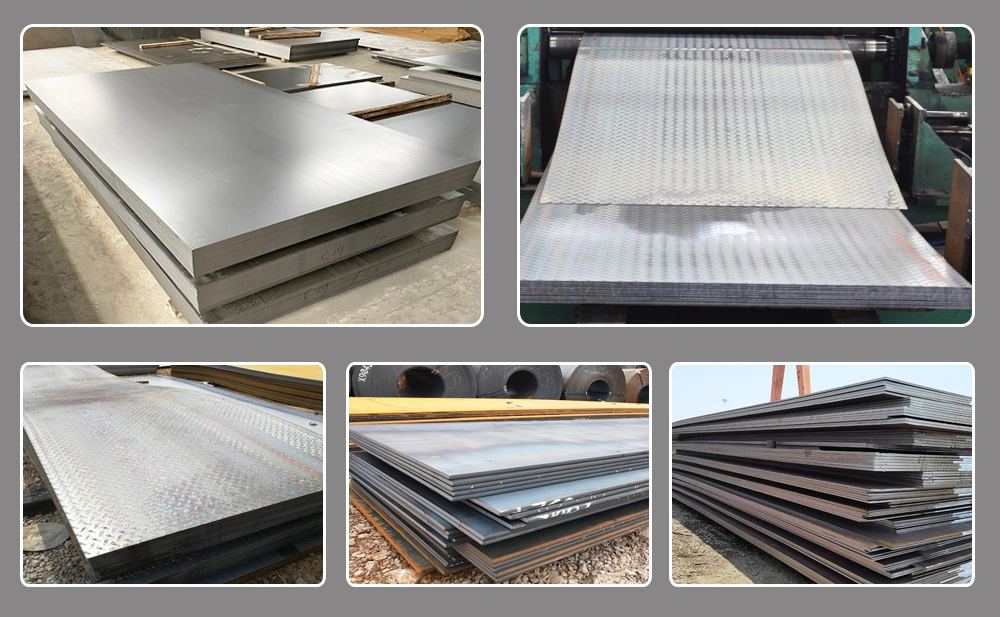 Black Galvanized Coated Oiled Painting Surface High Quality Carbon Steel Plate for Building Components Insustry