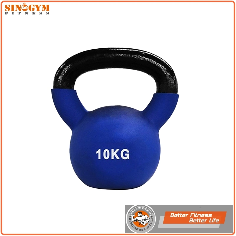 Neoprene Coated Solid Cast Iron Kettlebell