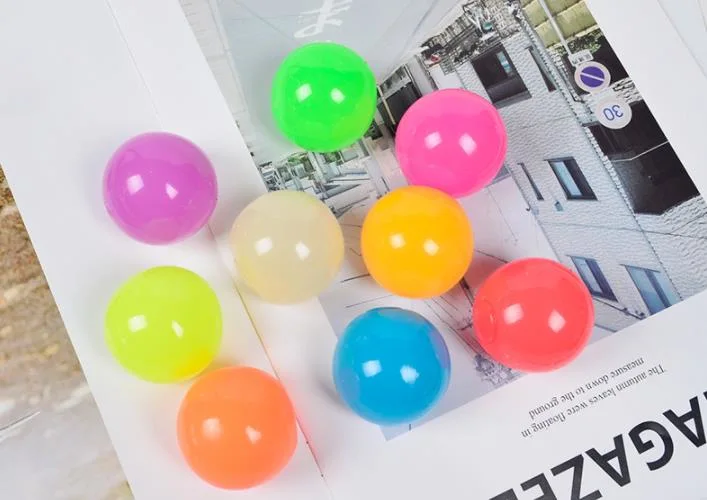Wholesale Creative Promotion Gift Squishy Luminous Sticky Jump Wall Ball