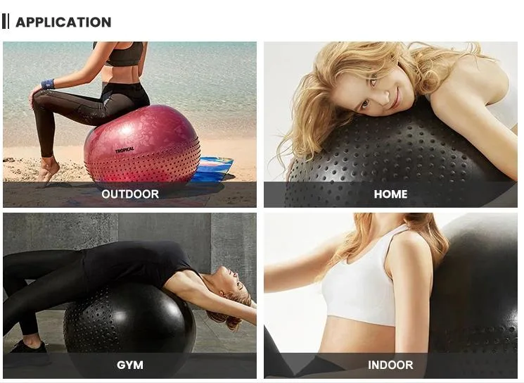 Gym Massage Equipment PVC PU Kids Adult Peanut Cover Eco Friendly Materials Private Yoga Ball