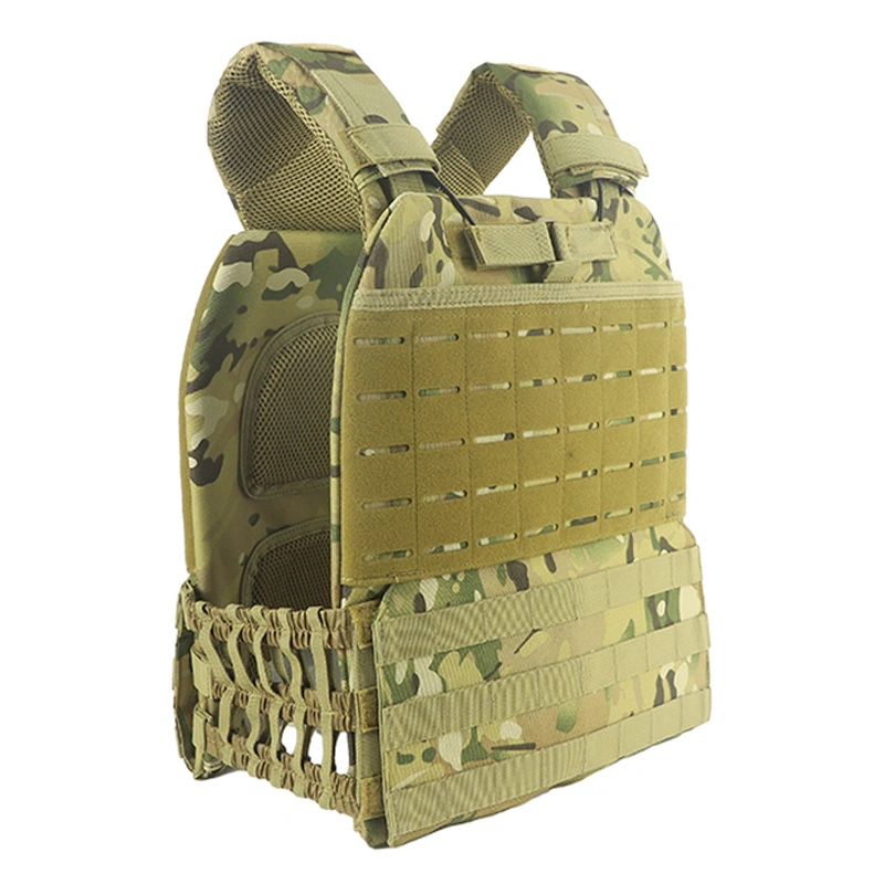 Training Camouflage Black Tactical Vest Multi-Function Outdoor Combat Quick-Break Tactical Vest