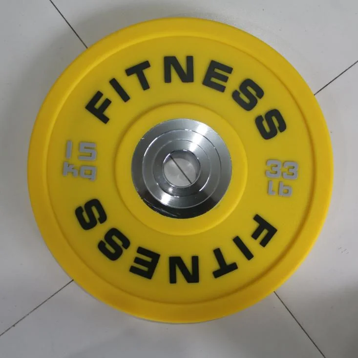 Dumbbell Plate Top Selling Steel Custom Logo Colorful Competition 5-25kg Weight Plate for Gym Use