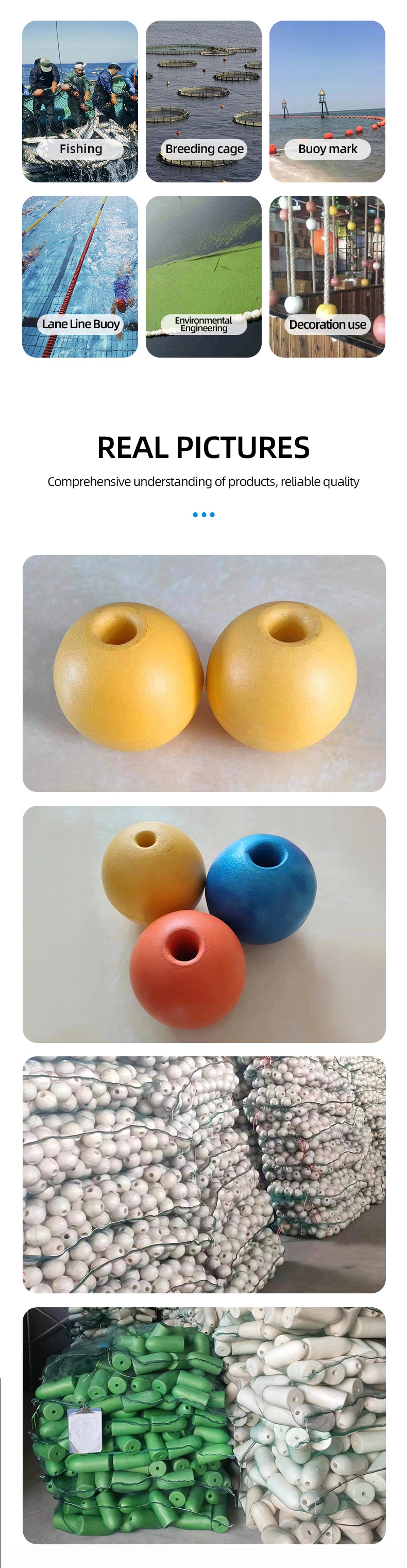 Custom Color Light Weight Durable Polyvinyl Chloride Resin PVC Float Ball