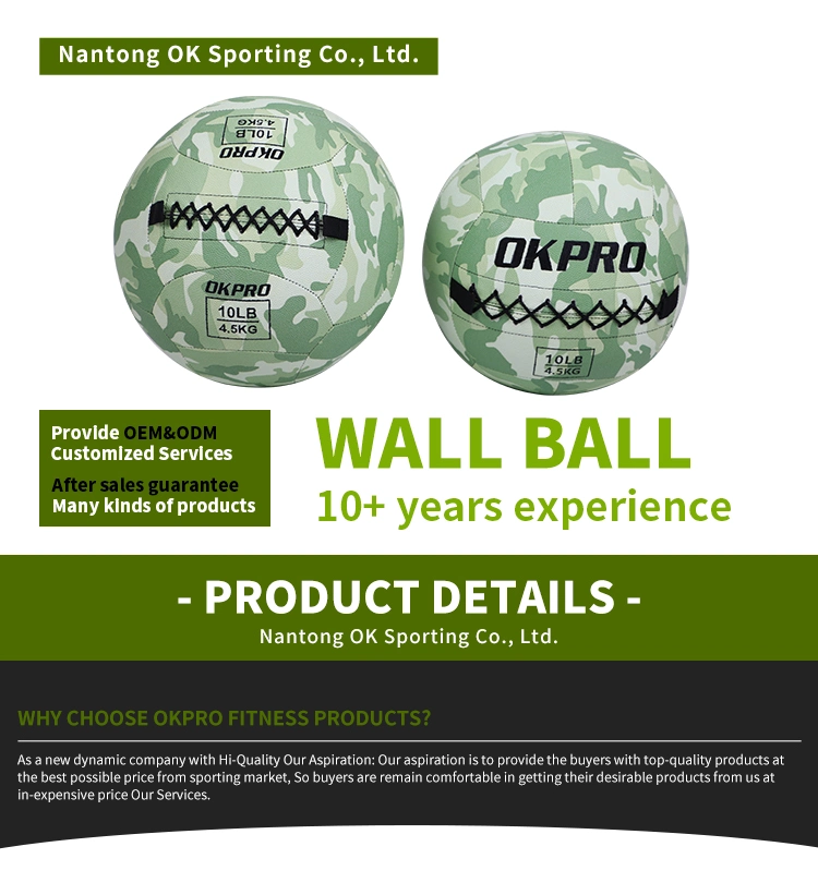 Okpro Gym Strength Training Balance Exercise PU Medicine Ball Wall Ball