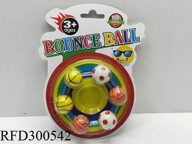 Wholesale Toys 3.3cm Sport Toy Rubber Bounce Ball Jump Ball