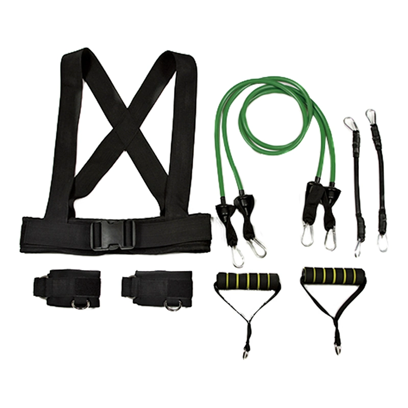 4-Way Foam Training Set (resistance tube, hand grip, jump rope)