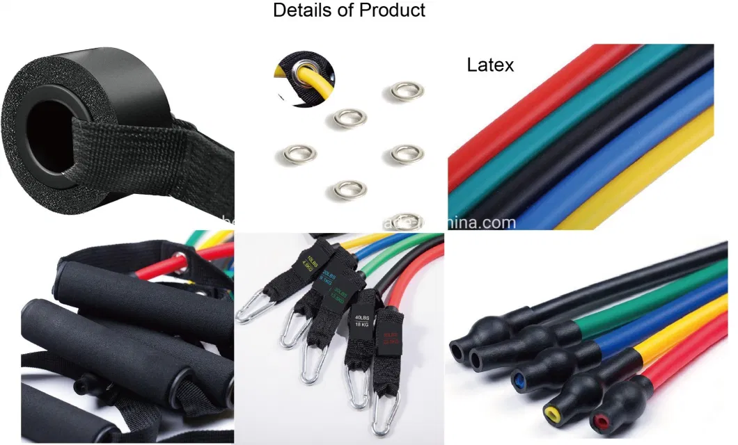 Resistance Loop Bands 11PCS Resistance Bands Yoga Pilates Fitness Equipment Elastic Pull Rope Workout Latex Tube Set