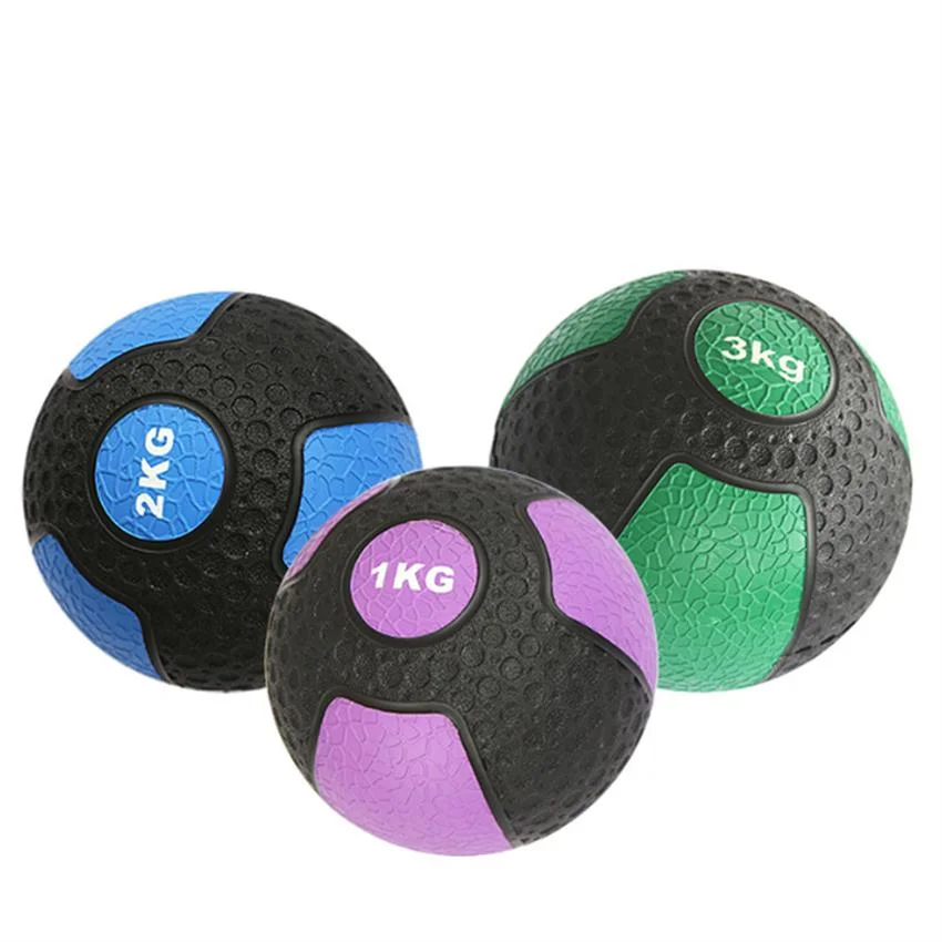 Medicinales Balon Oxigeno Body Building Medicinal Rubber Wall Gym Equipment Logo Classic Functiona Lsoft Leather Slam Balls Medicine Grip Ball with Handles