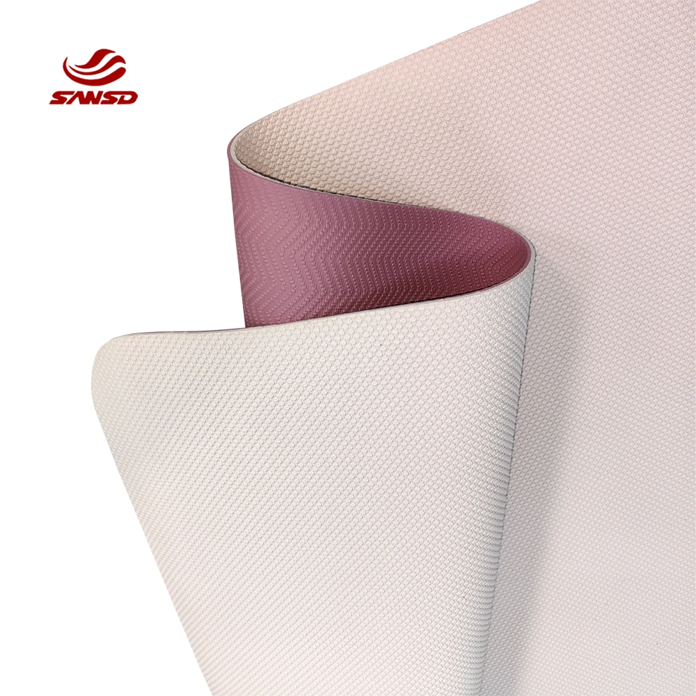 Super Elastic Anti-Tear Mesh Sandwich Yoga Mat TPE Material Perform Excellent in Anti-Slip