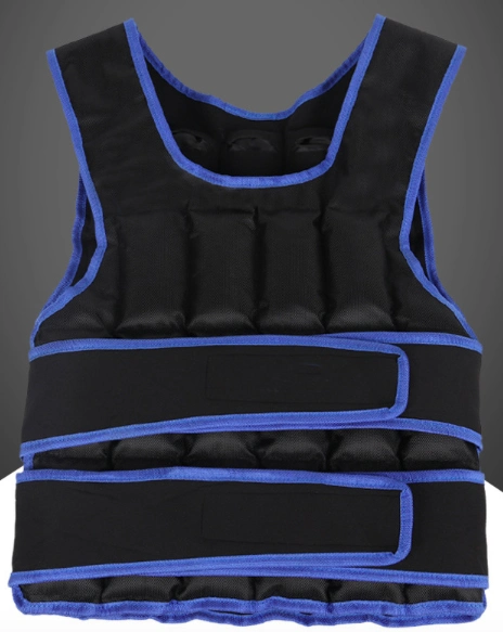 Adjustable Weight Vest Made of Hard Wearing Oxford Fabric and Iron Sand Filling