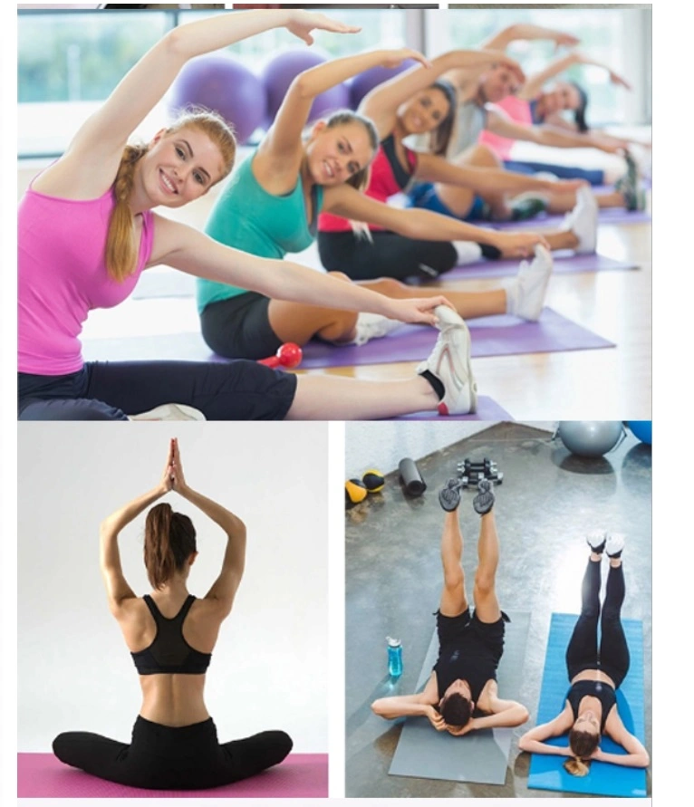 Body Aligning Custom Print Fitness Foldable Natural Rubber Pilates Yoga Mat